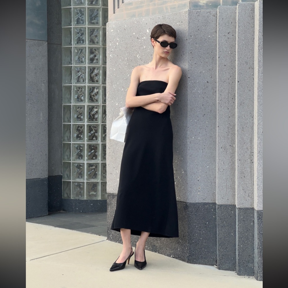 NWT Aritzia Babaton Resolution Dress in Black | Midi Dress, Maxi Dress